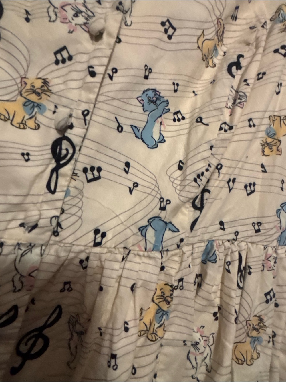 Torrid Disney Cream Aristocats Print Sleeveless Dress - Picture 2 of 9